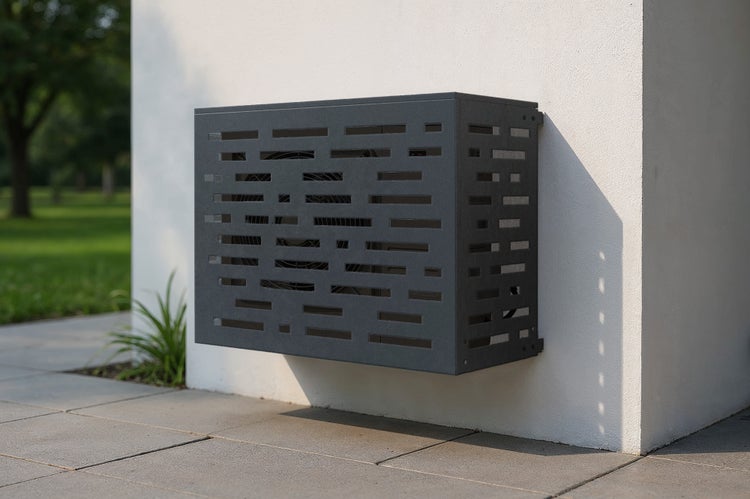 Abdeckung für Klimaanlage zur Wandmontage mit horizontalen Schlitzen