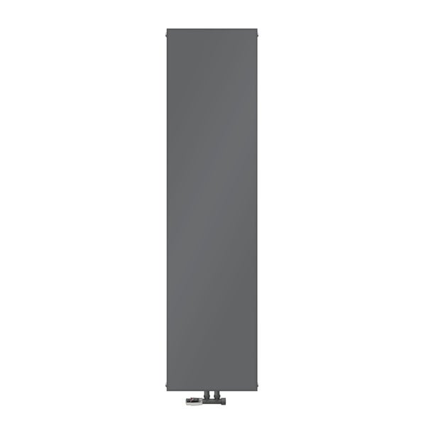 ML-Design Badheizkörper 1200x450 Mm Anthrazit – Mit Spiegel & Thermostat, Mittelanschluss