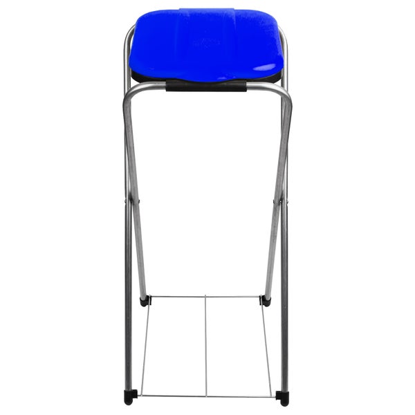 BigDean Müllsackständer EasyFix BLAU 120L - Müllbeutelhalter mit Gitterboden - Müllsackhalter Metall Mülltütenhalter Gelber Sack Ständer