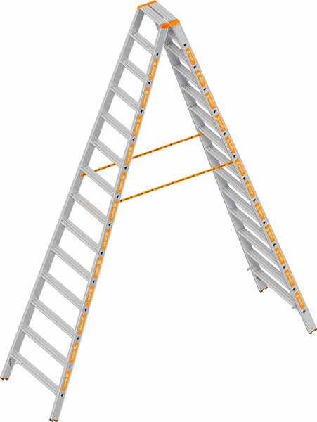 Aluminium Doppelstufenleiter von Layher