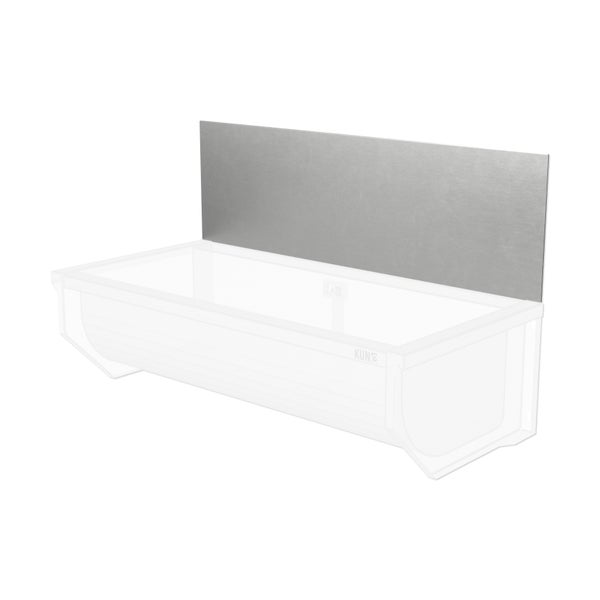 Edelstahl-Rückwand für KUNE Anstaubox