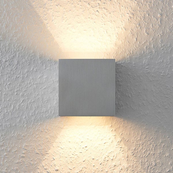 Arcchio Wandleuchte, Wandlampe Innen Zuzana (Modern) in Alu aus Aluminium (1 flammig G9) - Wandstrahler Wandbeleuchtung Schlafzimmer / Wohnzimmer Wohnzimmerleuchte