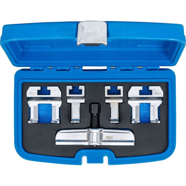 BGS technic Abzieher-Satz in geöffnetem, blauem Kunststoffkoffer