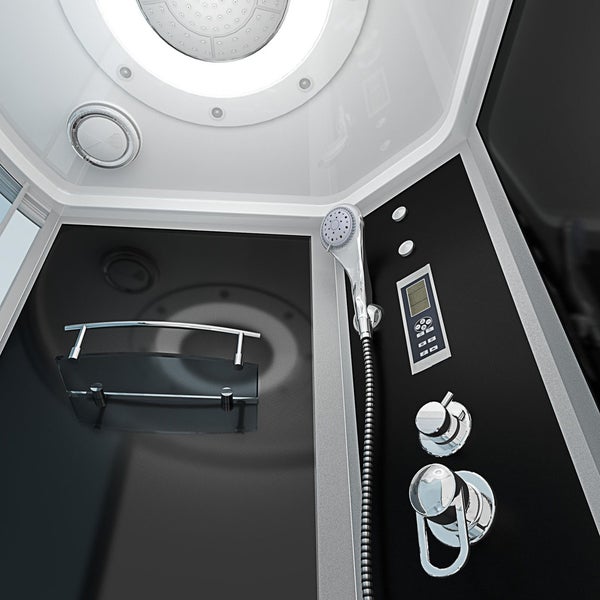 Wanne Dusche Kombination sw K55-R31 100x170