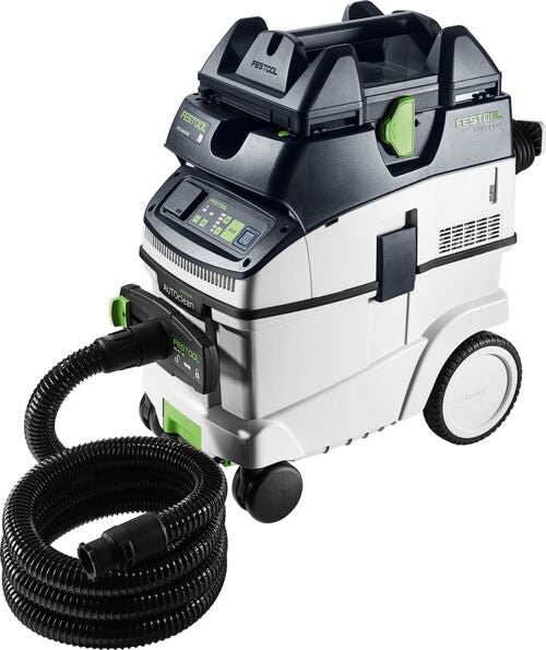 Festool Absaugmobil CLEANTEC CTL 36 E AC mit Saugschlauch und Rollen.