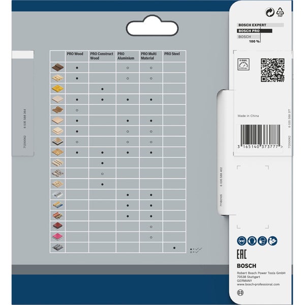 Bosch PRO Multi Material Kreissägeblatt 130 x 2 x 20 mm - 2608641195