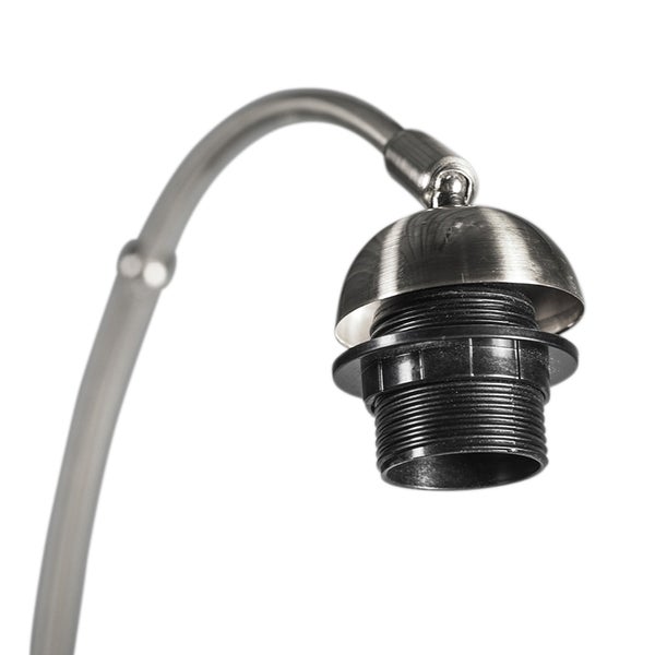 Wandleuchte mit gebogenem Arm und Lampenfassung