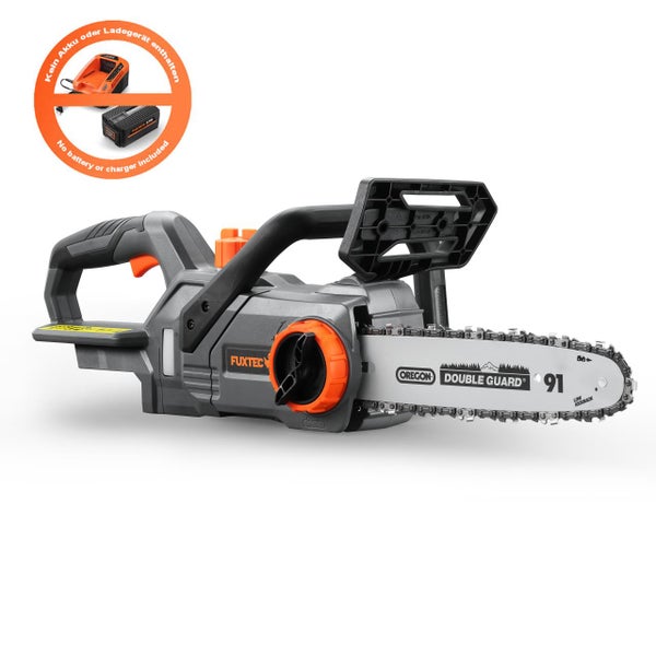 Fuxtec Akku Kettensäge mit Oregon Führungsschiene, Lieferung ohne Akku und ohne Ladegerät.