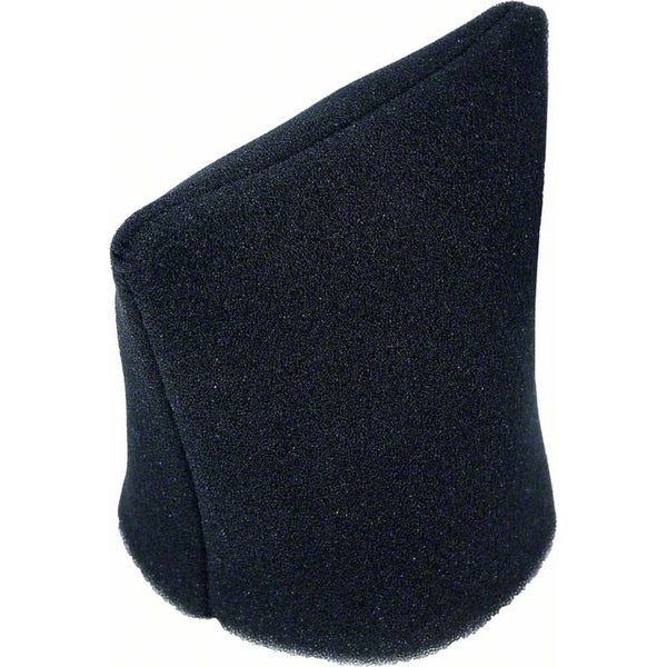 Schaumstofffilter für Nass-Trockensauger aus schwarzem Schaumstoff.