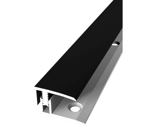 Endprofil 557 Alu eloxiert schwarz100 cm