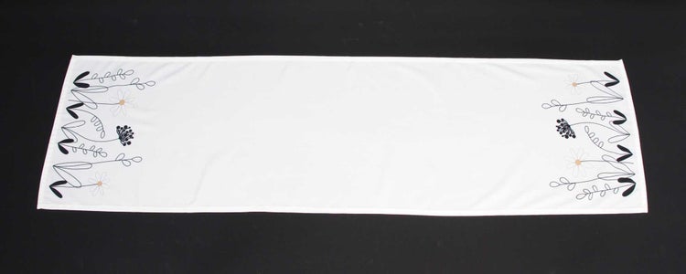FRANK FLECHTWAREN | Tischläufer Blümchenwiese, POLYESTER, 40 x 140 cm