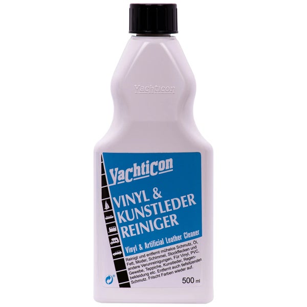 Yachticon Vinyl und Kunstleder Reiniger 500 Milliliter Flasche zur Reinigung von Oberflächen aus Vinyl PVC und Kunstleder