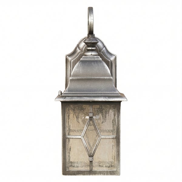 Wandleuchte für den Außenbereich mit Diamantmuster