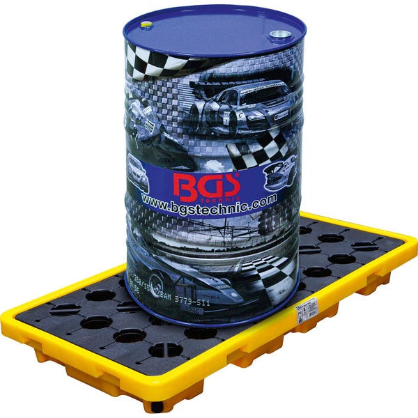 BGS Öl-Auffangwanne mit Gitterrost für 2 x 200 l Fässer - 70047