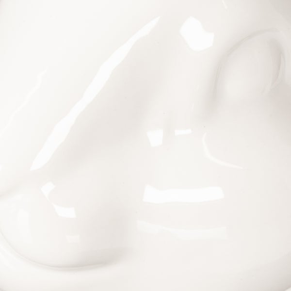 Nahaufnahme einer glatten, cremigen Masse