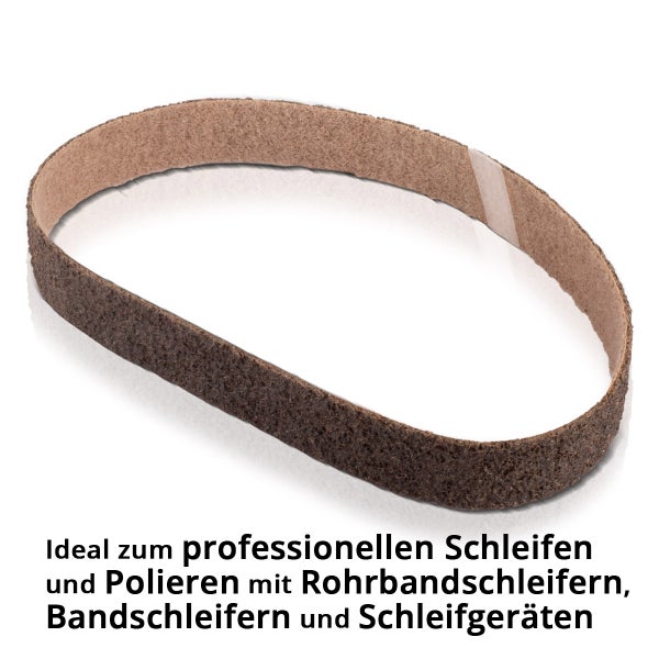 Schleifband für Bandschleifer und Rohrbandschleifer zum professionellen Schleifen und Polieren.
