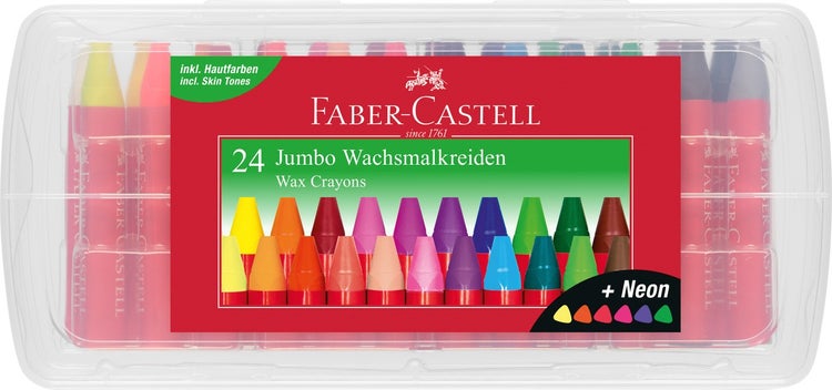 Faber Castell Wachsmalkreiden Jumbo 24er