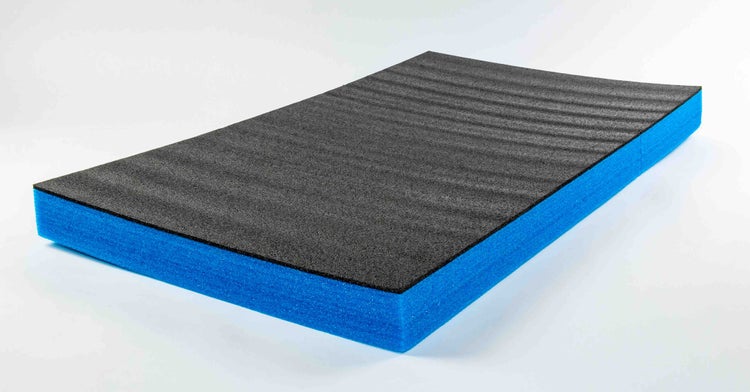 TYGR-Multilayer Schaumstoff blau 1000x600x70 |DIY-Werkzeugeinlage für Werkzeug, Kamera & Co