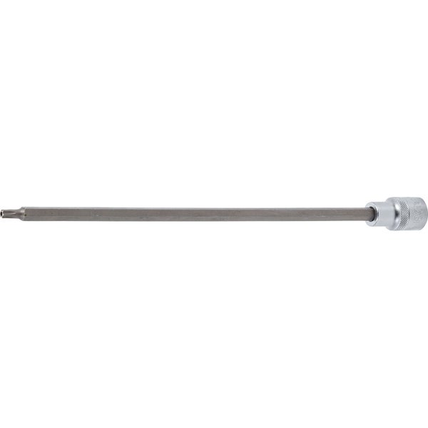 BGS Bit-Einsatz Länge 300 mm Antrieb Innenvierkant 12,5 mm (1/2) T-Profil (für Torx) mit Bohrung T30 - 5184-TB30