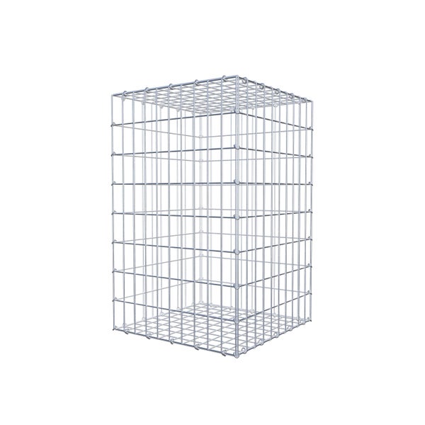 Gabione 80 cm x 50 cm x 50 cm (L x H x T), Maschenweite 5 cm x 10 cm, C-Ring