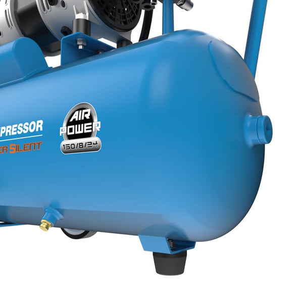 Druckluftkompressor Air Power 150 8 24 mit Kessel und Ablassventil