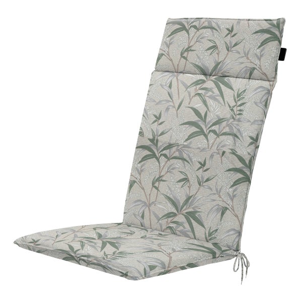 Hochlehnerauflage Palma natur - ca. 120x50 cm - 4er-Set