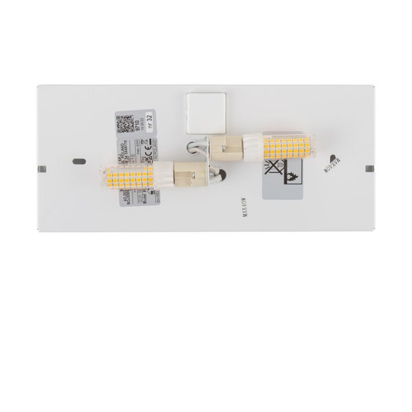 Wandleuchte mit zwei LED Leuchtmitteln