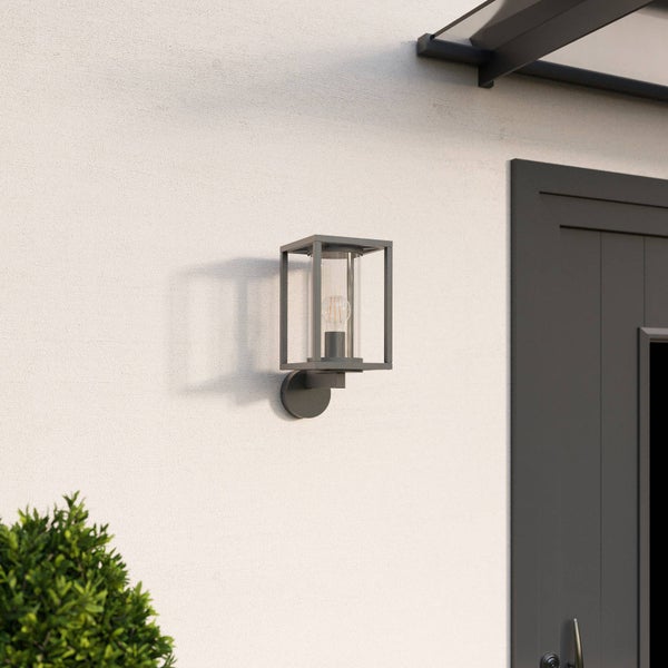 Lucande Wandlampe aussen, Aussenwandleuchte spritzwassergeschützt IP44 1x E27 max. 60W ohne Leuchtmittel Außenleuchte Wandleuchte außen