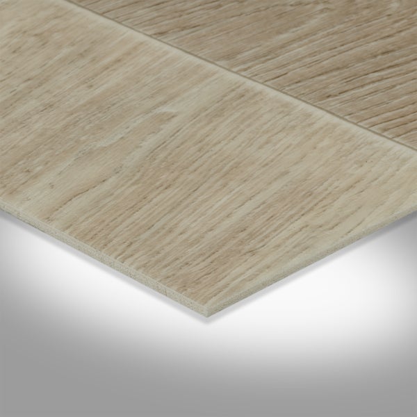 PVC Boden Meterware Holzoptik Eiche mit Vliesrücken  300 cm breit (Meterware)