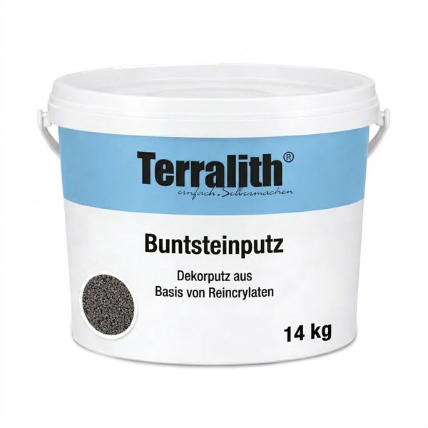 Terralith Buntsteinputz Dekorputz auf Basis von Reinacrylaten 14 Kilogramm