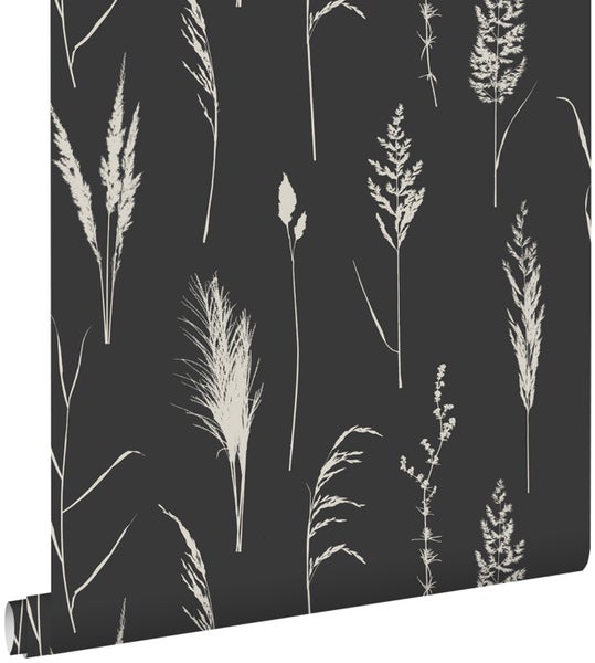 Tapete mit Gräser-Design