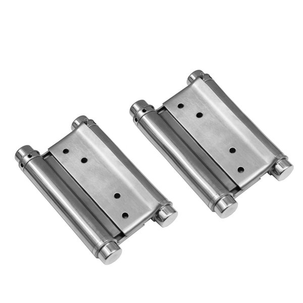 Zwei Doppelfederbänder aus Metall