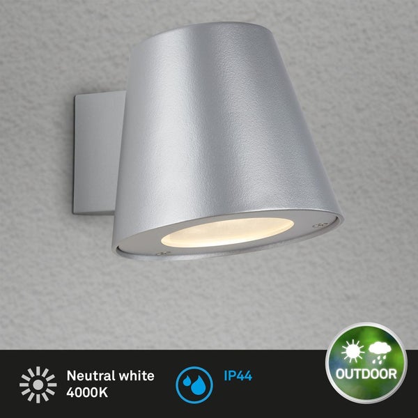 Briloner Leuchten NEAPEL - Wand-& Deckenleuchte - 3645014 - 4,9 W ? 460 lm - Spritzwasserschutz IP44 - 9,5 x 11 x 14 cm