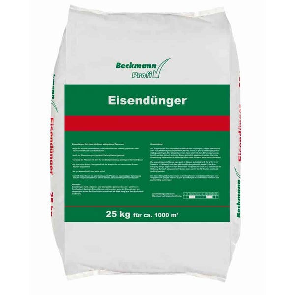 25 kg Eisendünger 17% Eisen Sulfat f. ca. 1000m²