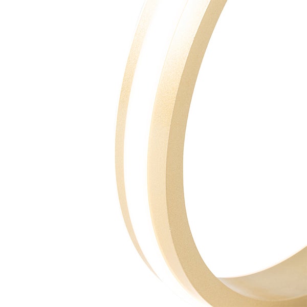 Detailaufnahme einer runden LED-Leuchte