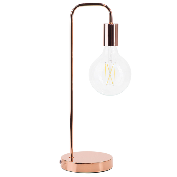 Schreibtischlampe SAVENA Metall Kupfer