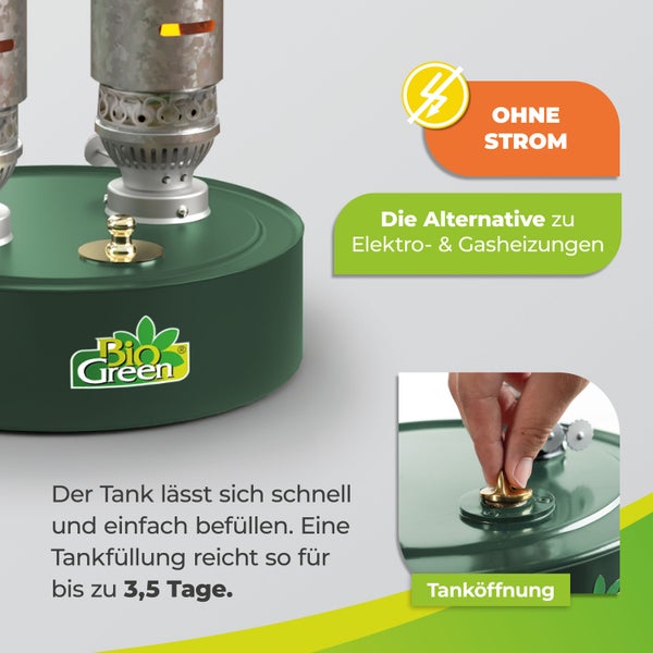 Paraffin Gewächshausheizung Warmax Power 5 600 Watt