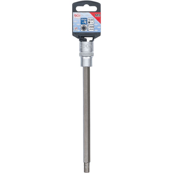 BGS Bit-Einsatz Länge 200 mm Antrieb Innenvierkant 12,5 mm (1/2) Keil-Profil (für RIBE) M9 - 4184