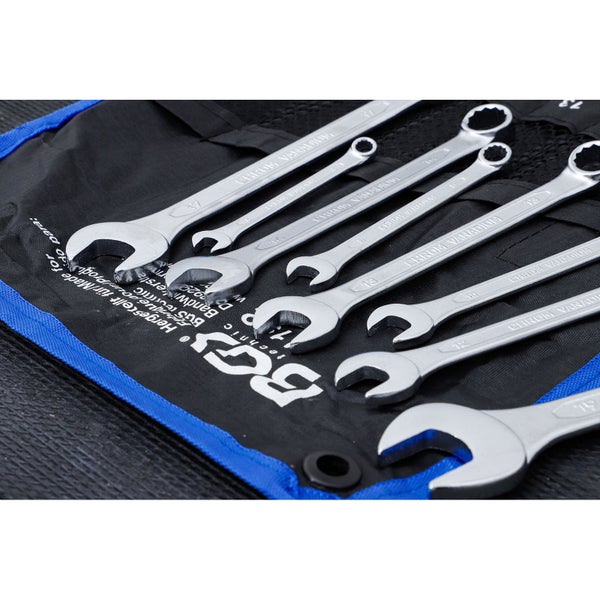 Ringmaulschlüssel Satz im Rolltasche
