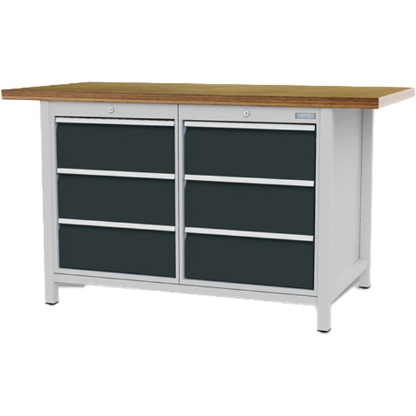 Werkbank mit Schubladen