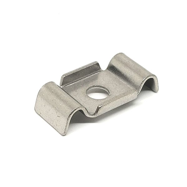 Rohrbefestigungsschelle aus Metall mit Befestigungsloch