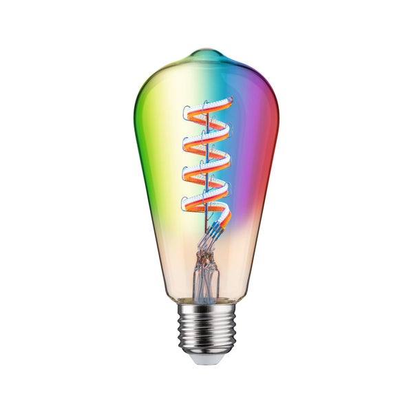 Filament 230V Smart Home Zigbee 3.0 LED Kolben ST64 E27 470lm 6,3W RGBW+ dimmbar Gold