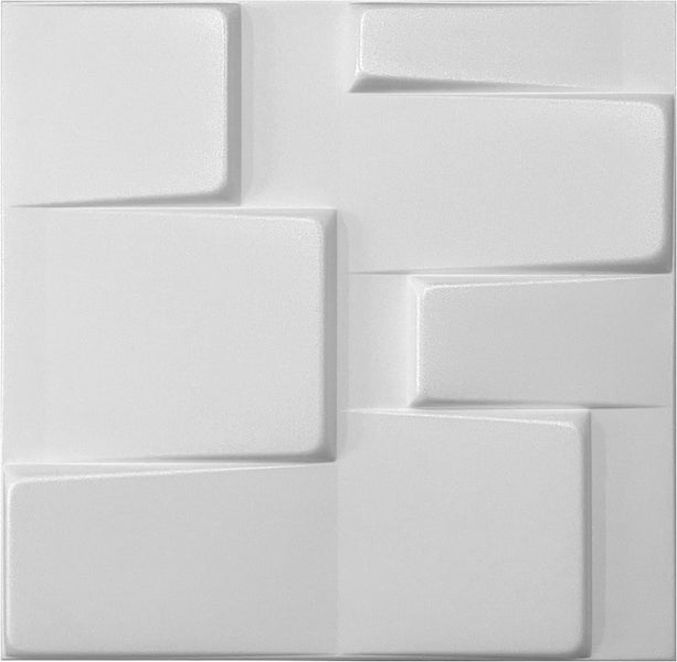 Polystyrol XPS Styropor 3D Paneelen Deckenpaneelen Dekoren 50x50cm 3mm stärke Tetris Weiß