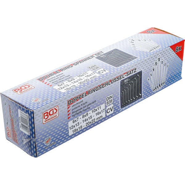 Doppelringschlüssel Satz im Karton