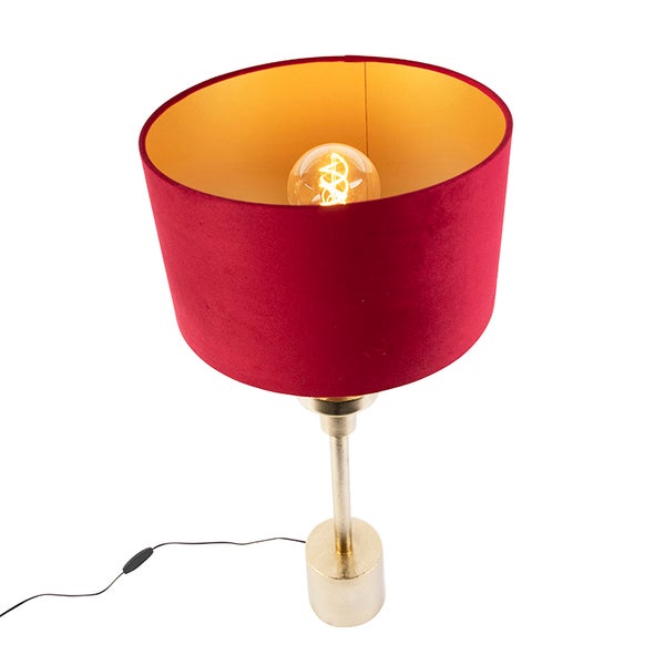 Dekorative Tischleuchte mit Lampenschirm und Leuchtmittel