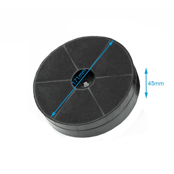 Aktivkohlefilter für Generico C00298188 / 482000023400 (2 Stück)