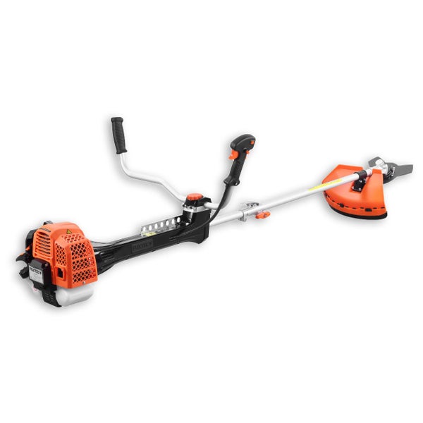 FUXTEC Profi Benzin Motorsense FX-PS162 - 62ccm | 8,6kg | mit Faden + Messer | mit Komfort-Tragegurt | 3,5PS | 2-Takt | 3000 U/min