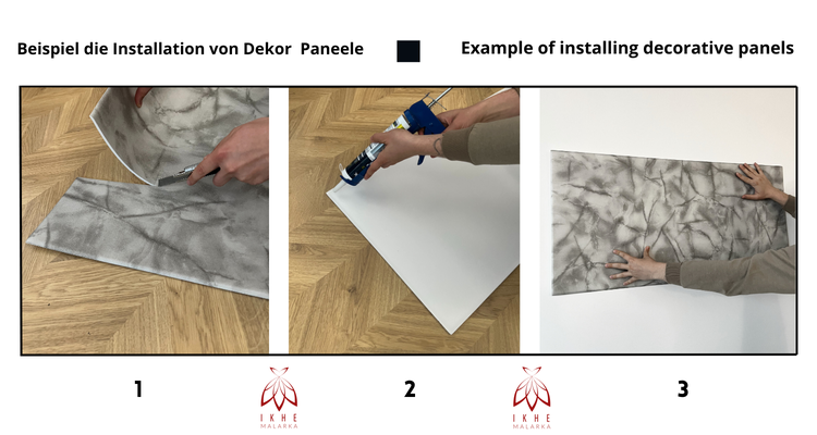 Marmor Imitat Paneelen aus Polystyrol XPS Styropor Deckenpaneelen Wandpaneelen 3mm dick - 100x50cm 0,5m² 122XL
