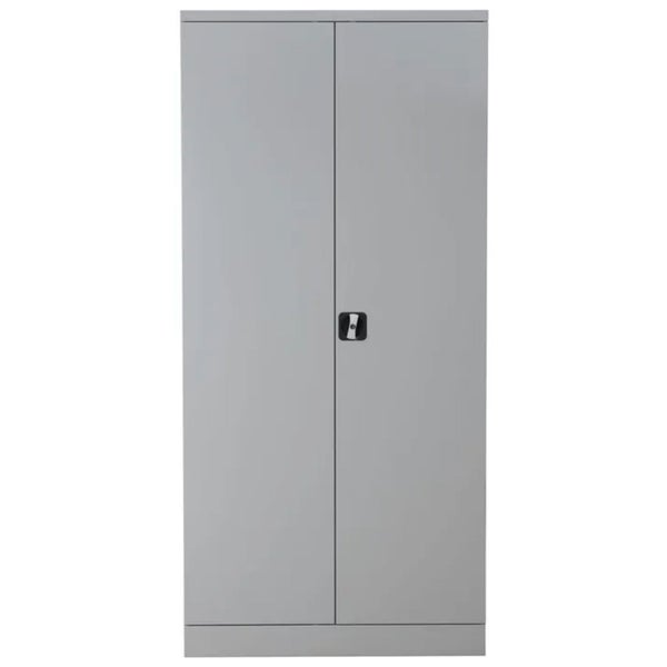 PROREGAL Stahlschrank Bee 4 Fachböden HxBxT 195 x 92 x 60 cm Verzinktes & Verstärktes Fachbodenmaterial Grau & Grau