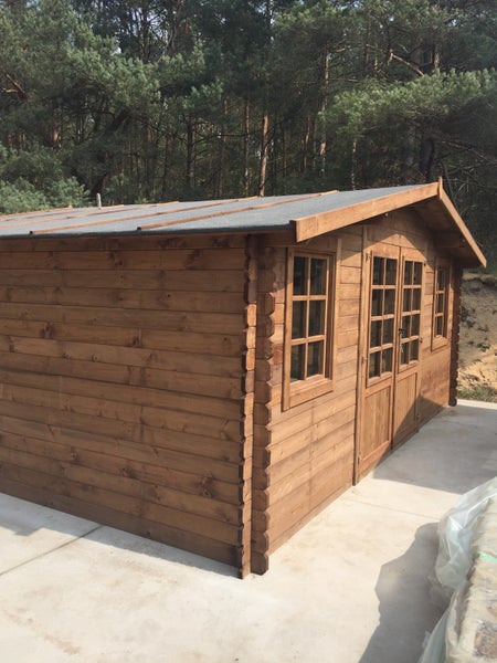 Gartenhaus, Gerätehaus 20m2 - 5x4m - 28mm - Imprägniert